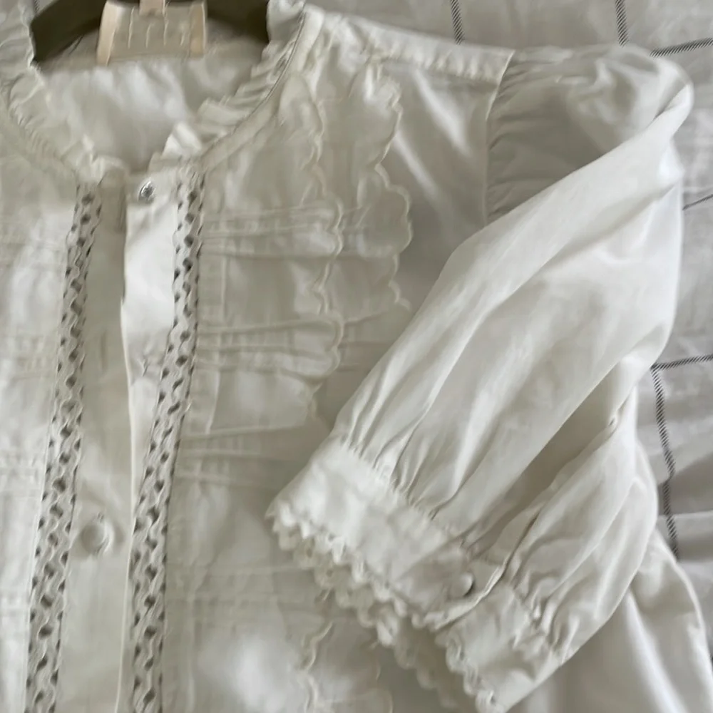 ♦️SOLD♦️Sezane ruffle top - Picture 4 of 5